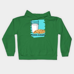 Milk and Cookies- The Original Power Couple Kids Hoodie